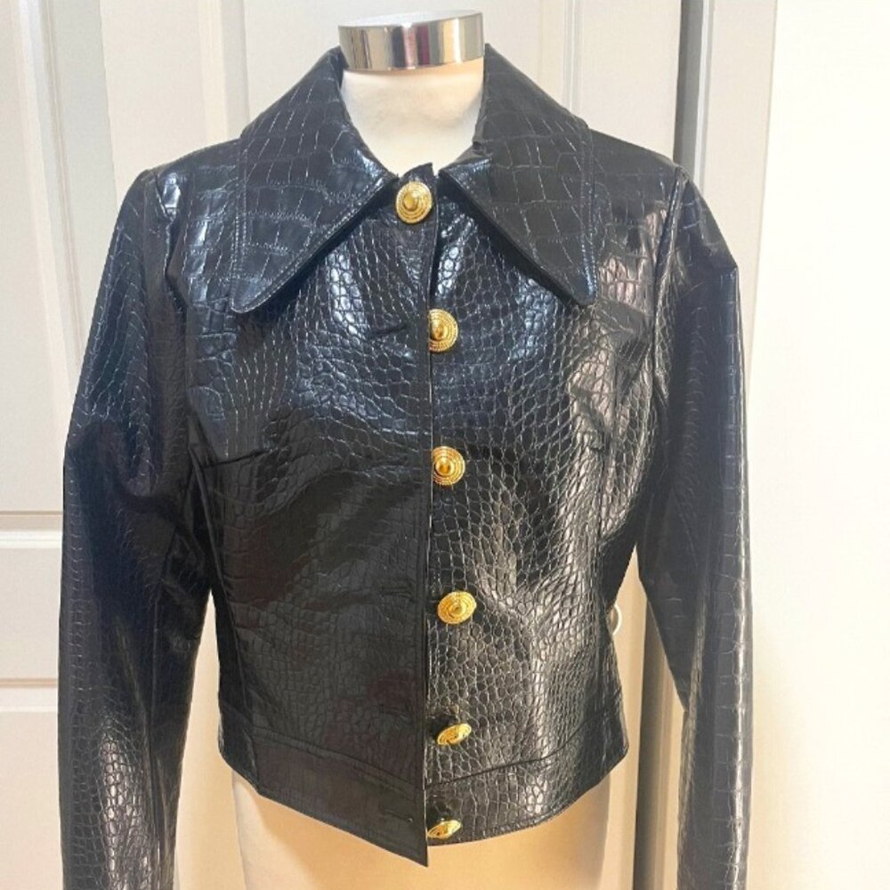 Julie Brown Vegan Leather size large New with Tags